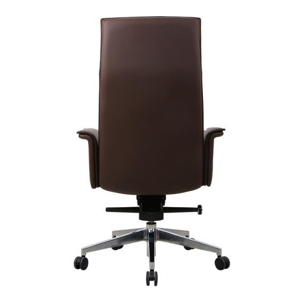 Cadeira de couro moderna exclusiva ergonômica do jogo do PC da cadeira 70mm da tarefa de Brown
