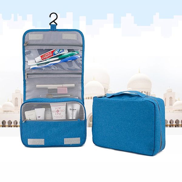 Mens Foldable Cosmetic Bag Organizer Hanging Travel Toiletry Bag