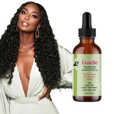 Hair Growth Oil For All Type Increases Hair Thickness Natural Cold Pressed Oils With Rosemary Mint