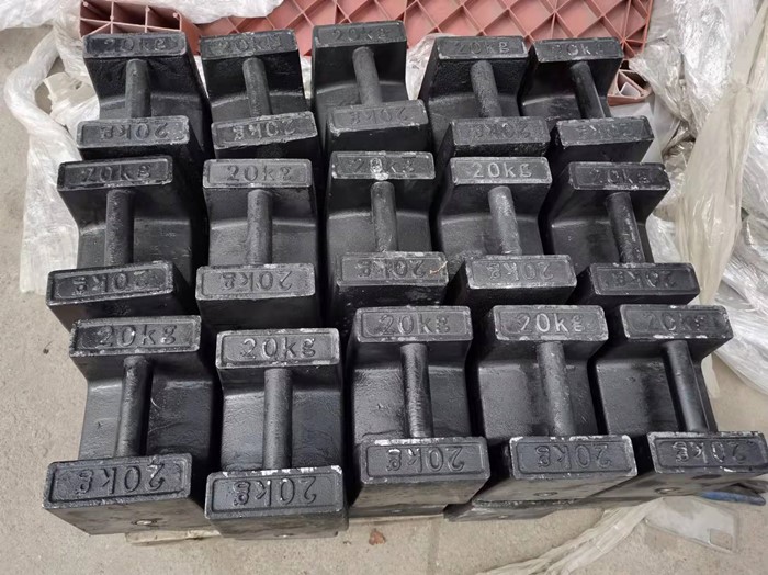 Весы литого железа 20kg OIML стандартные Stackable для веса блока крана