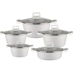 Multicolor 10Pcs Cookware Sets Nonstick Aluminum  Lightweight
