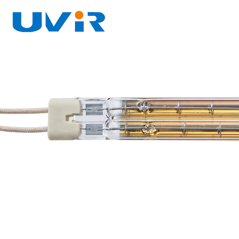 6000 Вт Двухтрубный ИК-кварцевый инфракрасный ламповый нагреватель 380 В