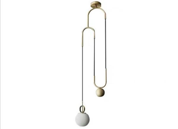 luz moderna interna do pendente do vidro 35*120cm do ferro 220V para a sala de visitas