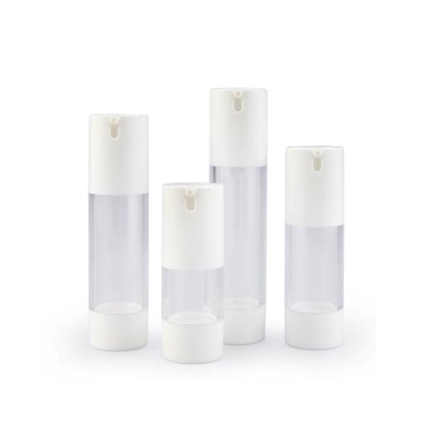 15ml Empty Frosted Airless Pump Bottles For Refillable Cosmetic Container