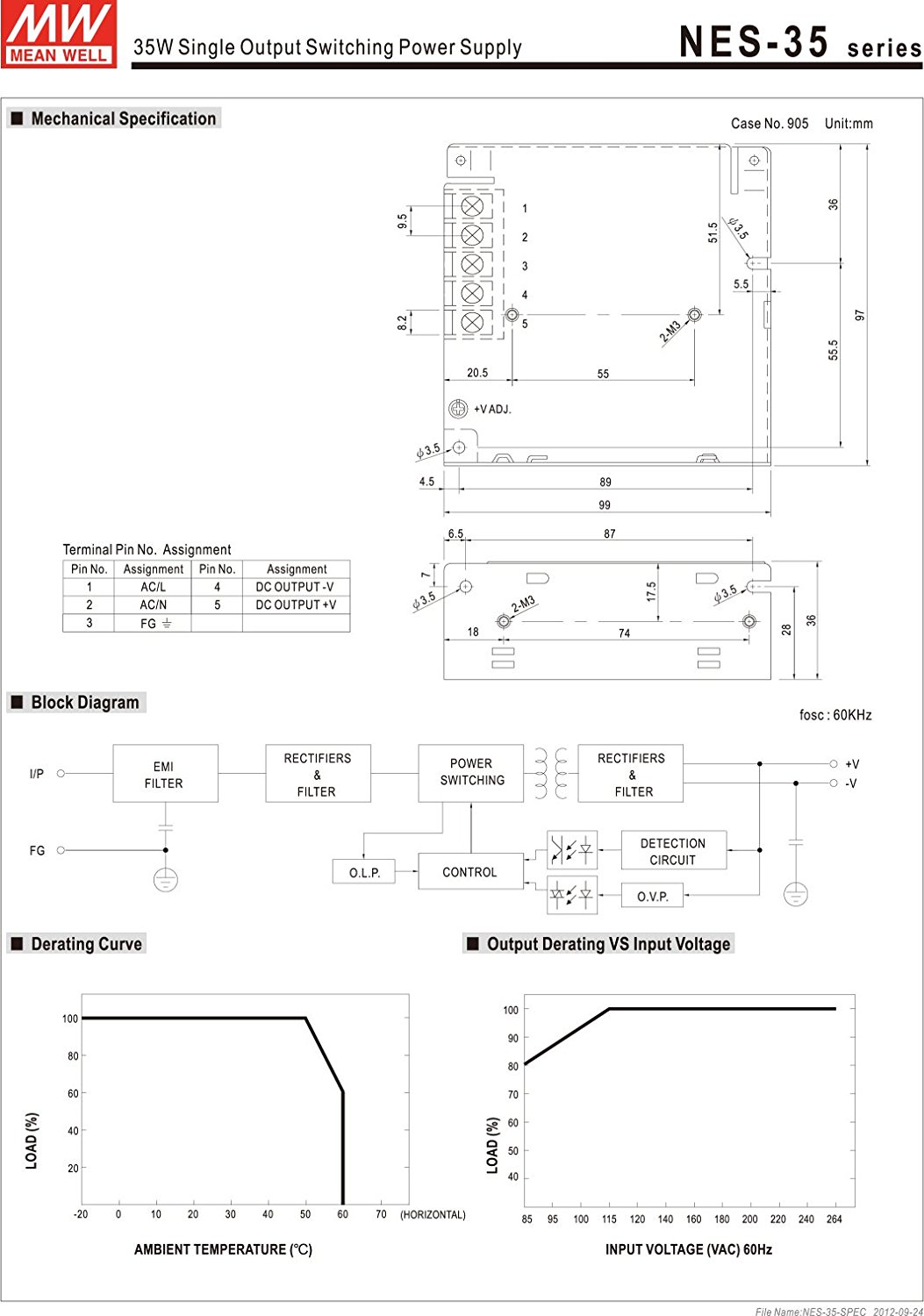 Новое устройство NES-35-12 12V 3A 12V 36w одновыходное переключающее питание
