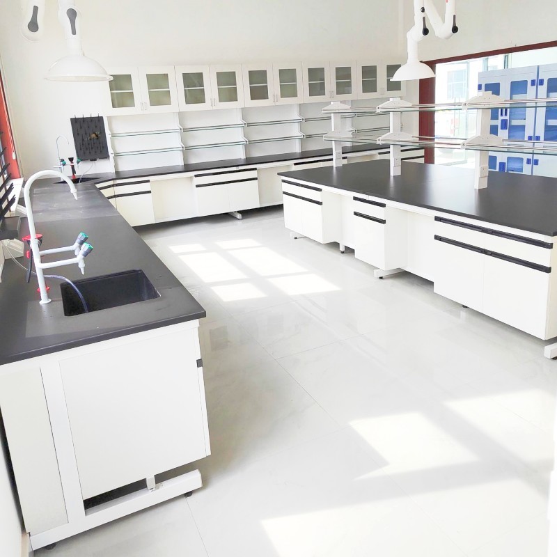 Side Lab Work Bench Corrosion Proof Modular Lab Bench With Base Cabinet And Drawer