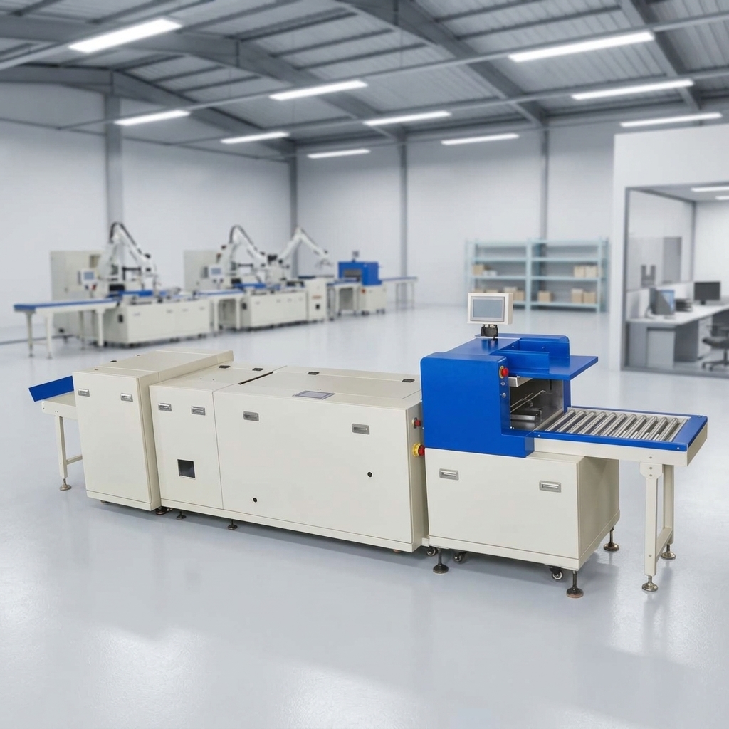 HX480P Integrated Stitching Trimming Line Servo Driven Heavy Duty 2800 CPH