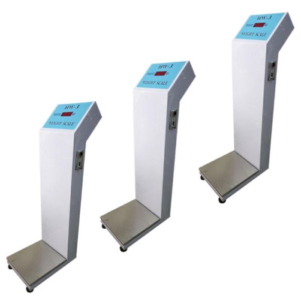 Suitcase Luggage Weight Coin Operated Human Weight Scale 34*50*123cm Size and Weight