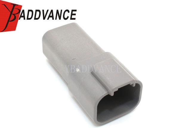 DT Series DT04-4P Deutsch Automotive Connectors 4 Pin Male Gray Color For Industrial