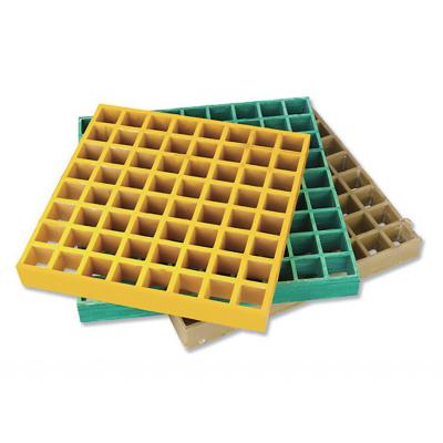 FRP Grating Sheets Non Conductive Fire Resistant For Marine Environments Grp Walkway Panels