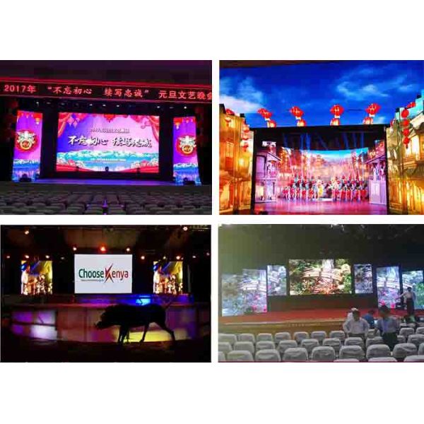 Small Pitch 3.91mm HD LED Display Wide Viewing Angle 900-1200 Nits Brightness