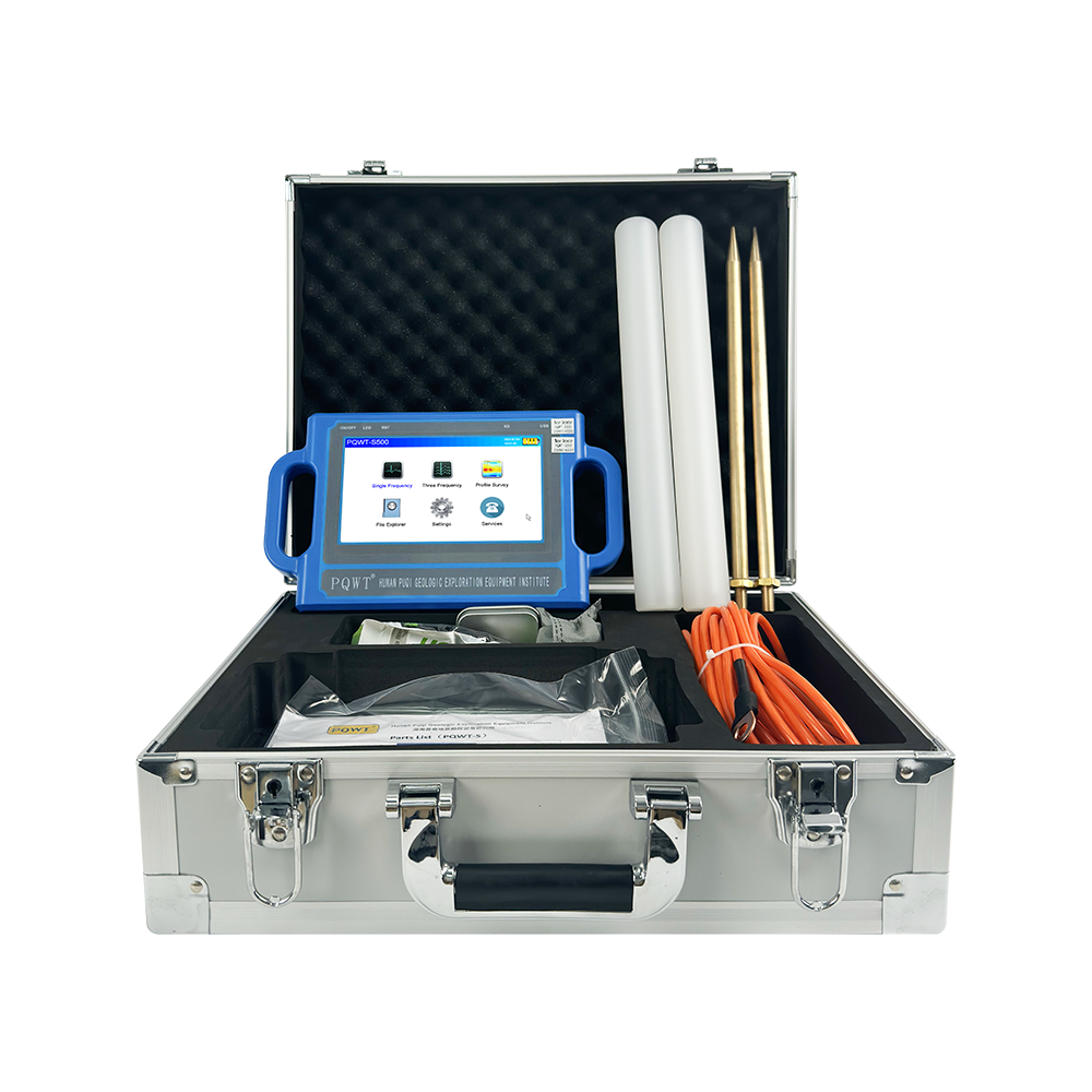 PQWT S150 Water Detector with 7-8 Hours Working Time 2 Years Warranty and OEM Support Portable Groundwater Finder
