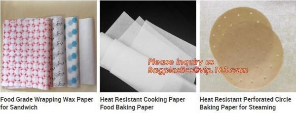 Wood Pulp Unbleached Biodegradable Food Wrapping Paper Silicone Coated Parchment Vellum Paper For Foil Tape Fac
