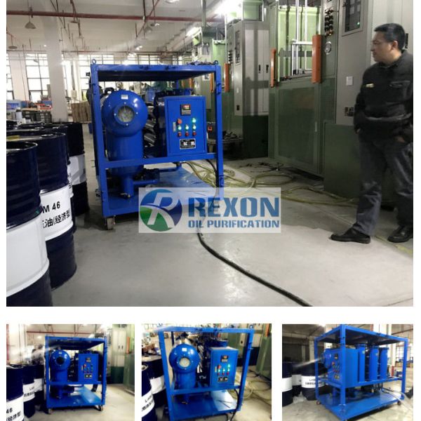 1800LPH Vacuum Dehydrator Oil Purification System , Commercial Oil Water Separator