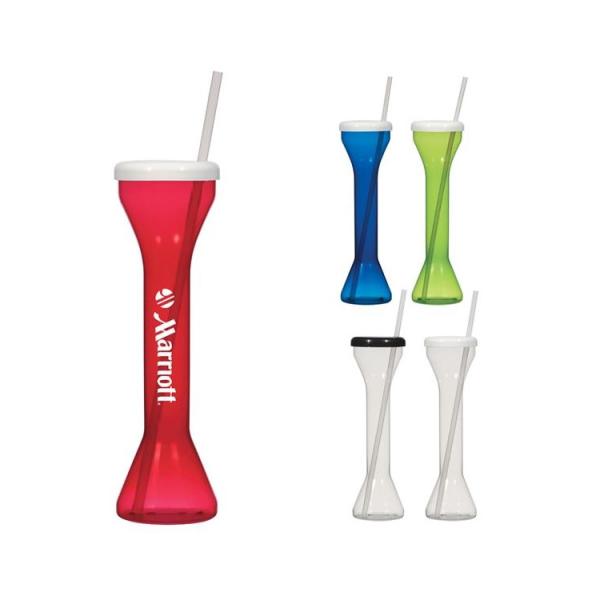 OEM ODM Customized Printing Yard Cups For Slush Alcoholic Beverage