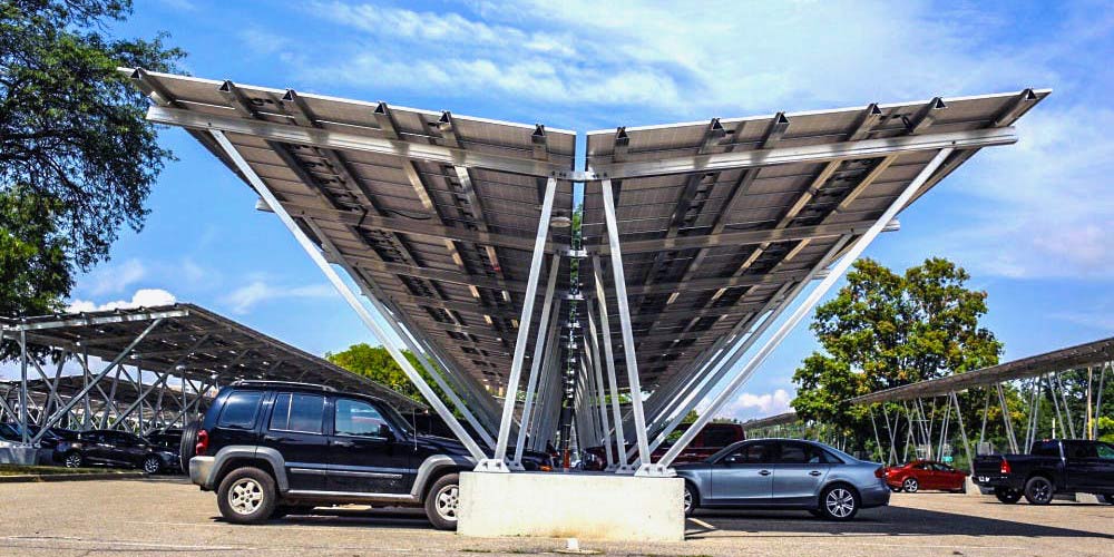 солнечные системы автопарка 60kw для порта автомобиля паркуя Frameless панель PV смололи устанавливать солнечный сарай автостоянки