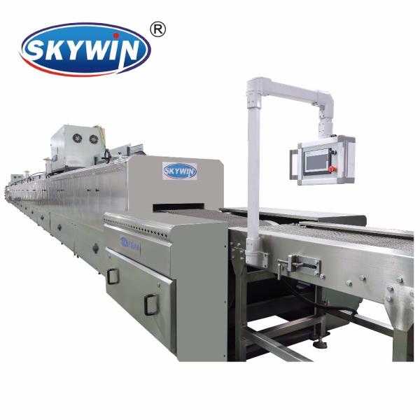 High Productivity Hello Panda Chocolate Injection Biscuit Production Line