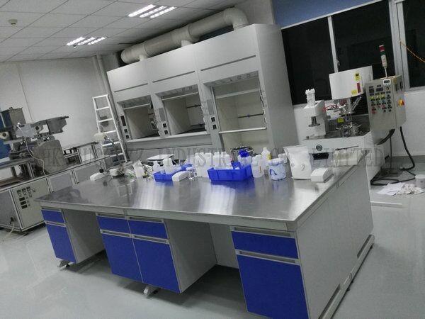 Aço/equipamento de madeira da bancada da mobília do laboratório da escola do quadro com o trilho deslizante silencioso
