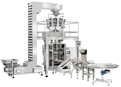 A máquina de empacotamento de Vffs soprou máquina de Chips Snacks Weighing And Packaging da batata do alimento