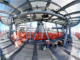 Platform Metal Heavy Duty Grating Steel Catwalk Hot Dip Galvanised