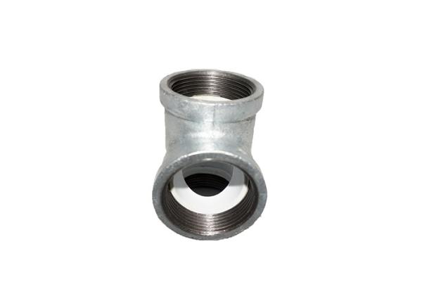 Durable Plastic Lined Pipe Fittings , Hot Galvanized Tee Fittings Eco Friendly