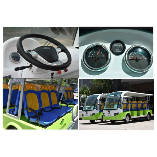 Пригородный автобус столбца алюминиевого сплава электрический с 14 удобными местами автобуса