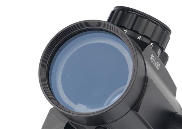 1X50 5 Brightness Red Dot Scope Clear 4.0 MOA Dot For Outdoor Hunting