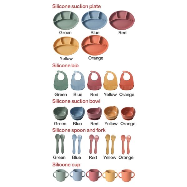 2 To 4 Years On The Go Baby Infant Feeding Set Suction Newborn Bottle Set Bowl And Plate