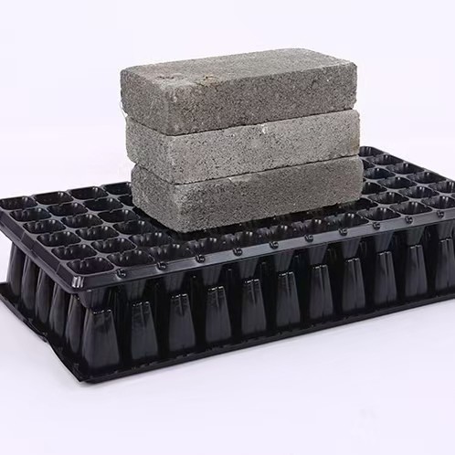72 Cells 120G Thickness Nursery Plug Trays Black Plastic Pvc for Agriculture