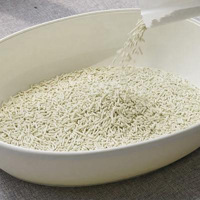 Agglomerated Tofu Natural Cat Litter Deodorizing Low Dust 0.3cm