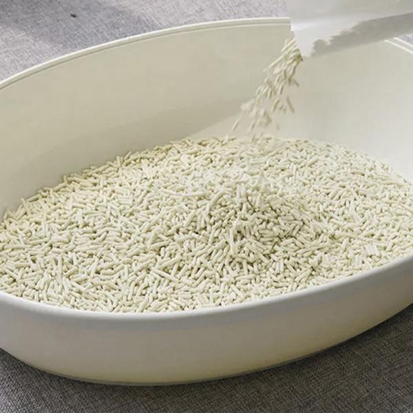 Agglomerated Tofu Natural Cat Litter Deodorizing Low Dust 0.3cm