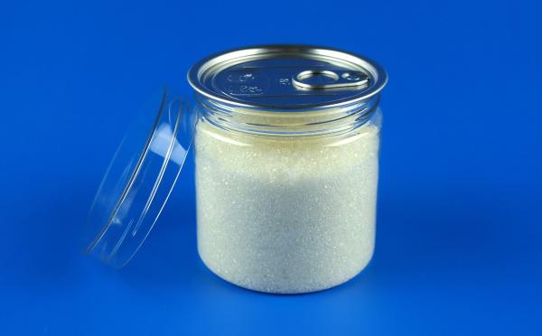 Reusable Clear Plastic Jars High Durability Cylindrical Shape 73MM Caliber
