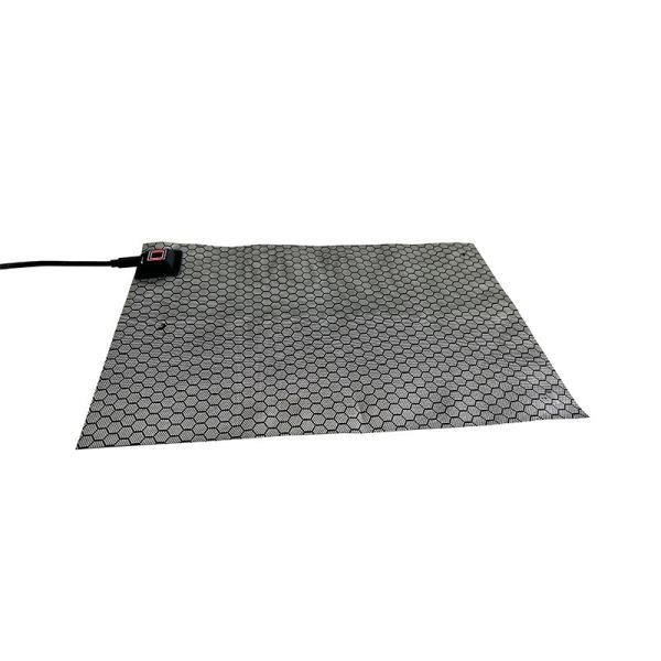 Detachable Controller Pet Heated Blanket , Carbon Fiber Dog Heating Pad Auto Shut Off