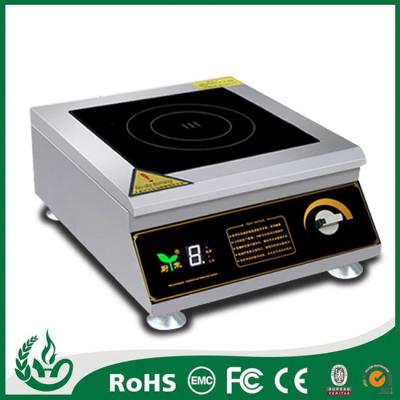 fogão de indução bonde do ih do desempenho estável de aço inoxidável de 220V 3500W para restaurantes