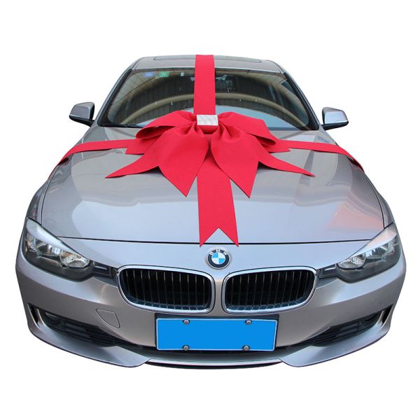Eye-Catching Red Car Bow for Birthday Event Decoration Occasion