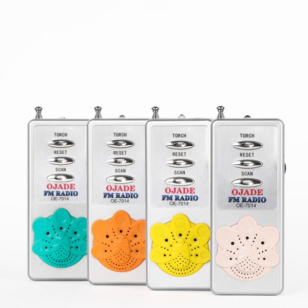 Аварийная ситуация радио диктора цвета OEM радио супер дизайна Handheld FM с наушником