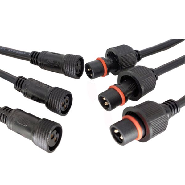 На открытом воздухе СИД 500mm IP67 кабель M15 женский и мужской