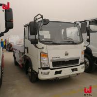 Único caminhão de depósito de gasolina do caminhão de tanque HOWO do reabastecimento da fileira 116HP