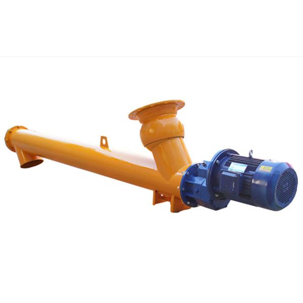 Custom Auger Conveyor Systems Cement silo discharge Manufacturer Automatic Cement Powder Inclined Auger Screw Conveyor Feeder