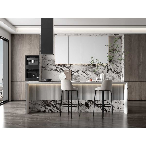 Armazém de cozinha de madeira maciça padrão à prova de umidade