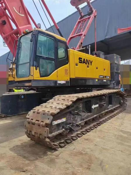 2019 SANY 90 Ton Crawler Crane SCC900A com motor ISUZU em boas condições de funcionamento