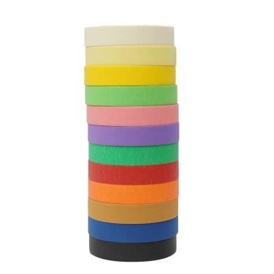 fita de mascaramento da cor da borda de borda de 25mmx50m sem resíduo