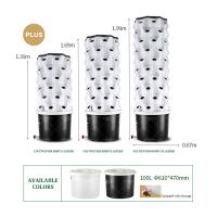 100L 6 8 10 12 Système de culture hydroponique de tour de jardin aéroponique vertical