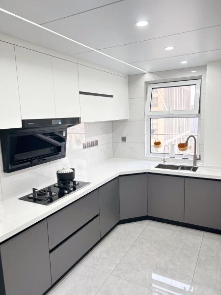 Customized Kitchen Furniture Cabinets Body Wood Cabinet Door For Storage