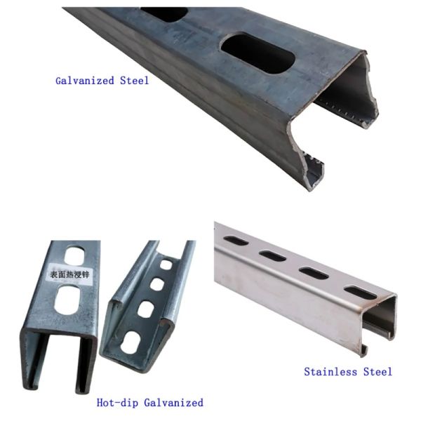 310S Stainless Steel Unistrut Channel Hot Dip Galvanized Perforated Trough Ss Strut