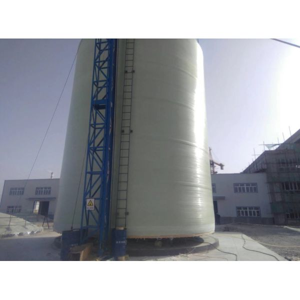 18m3 Vertical Frp Water Purification Tank Filament Winding Light Weight