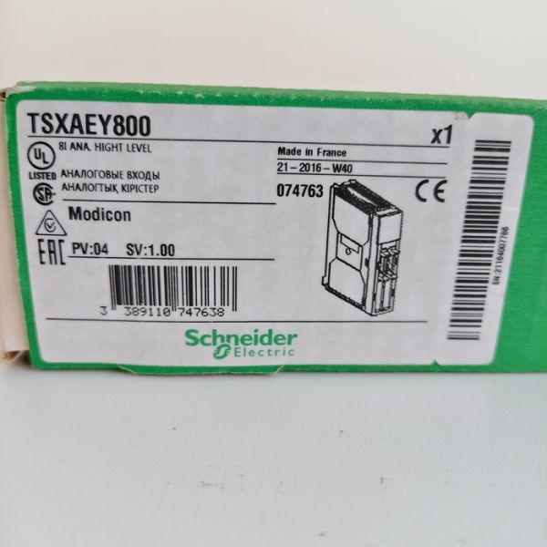 TSXAEY800 Schneider Analog Input Module, Modicon Premium