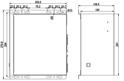 Industrial Embedded Computer 1 PCI Or PCIE Extension Support I3 I5 I7 CPU Multiple COM