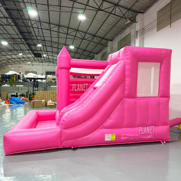 Château gonflable rose populaire Moonwalk, maison gonflable, château gonflable, château sauteur