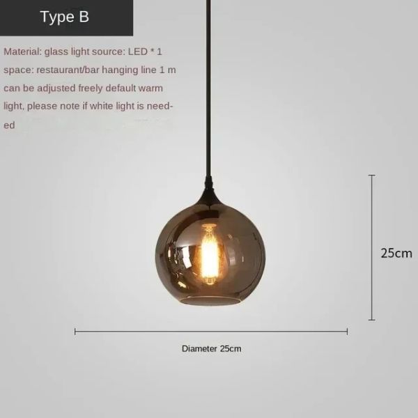 Modern Glass Chandeliers For Dining Tables Living Room Kitchen Office Coffee Hanging Lamp （WH-AP-679）